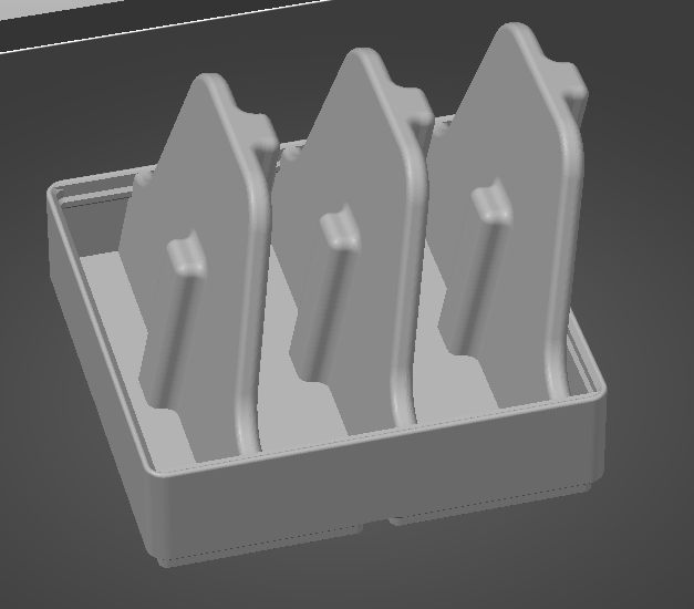 Improved mini nipper Gridfinity holder