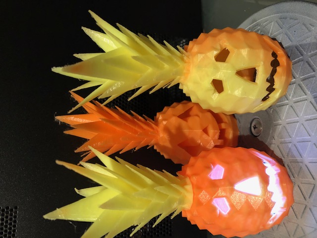 Miniatura 3 do modelo 3D Pineapple Jack-o-lantern