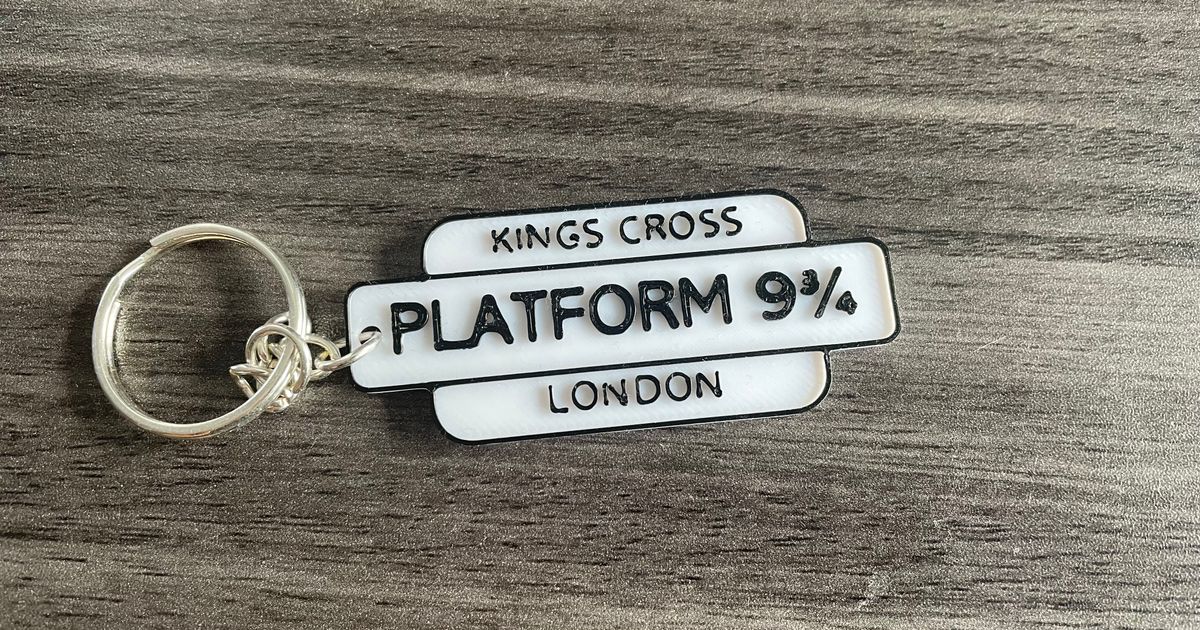 Harry Potter Platform 9 3/4 Keychain 海外 即決-