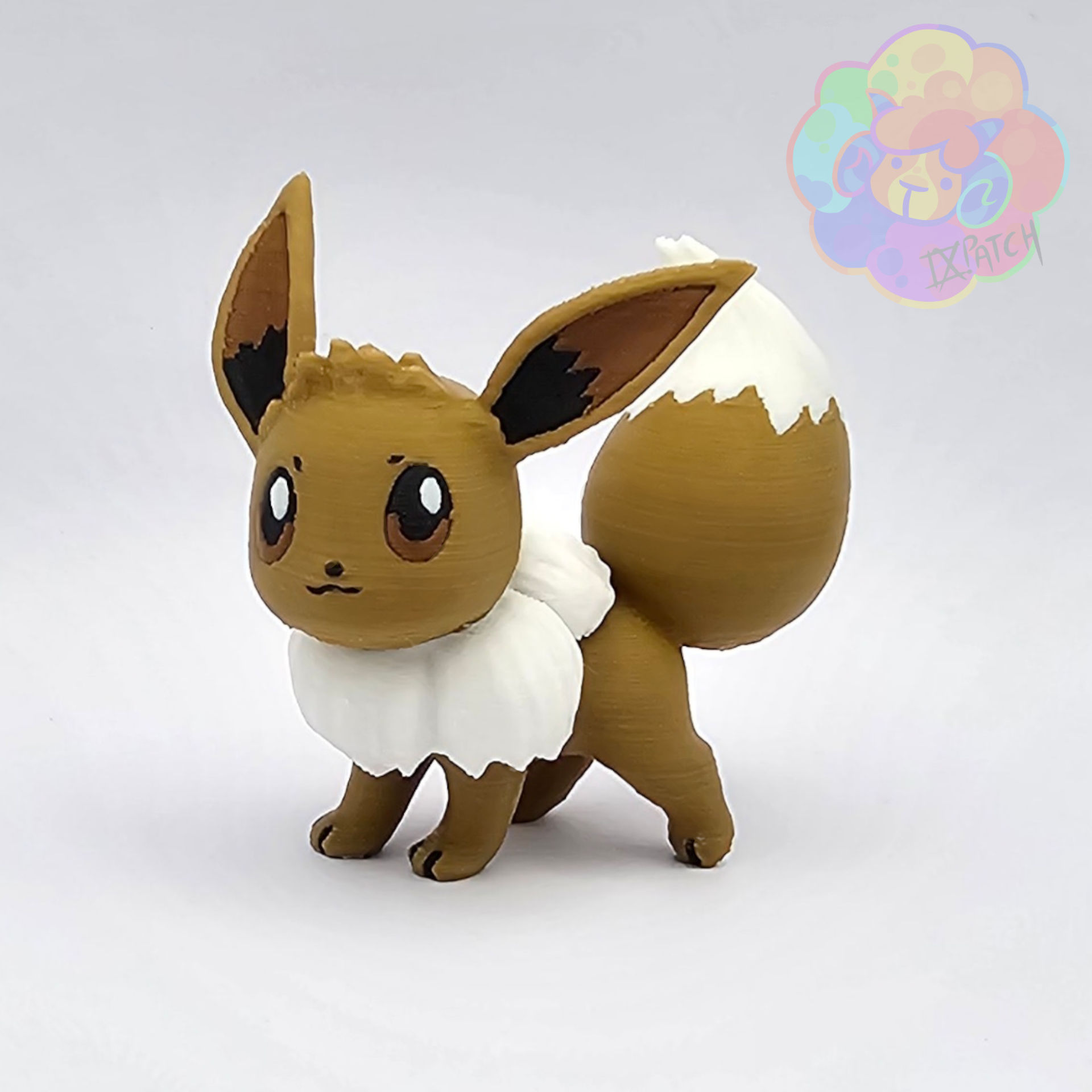 Retro Eevee - Pokémon Artwork by IXPatch, Download free STL model