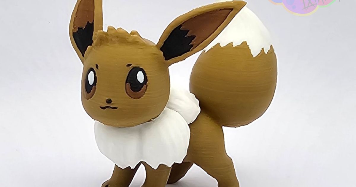 3D model (stl) Eevee(Pokemon)