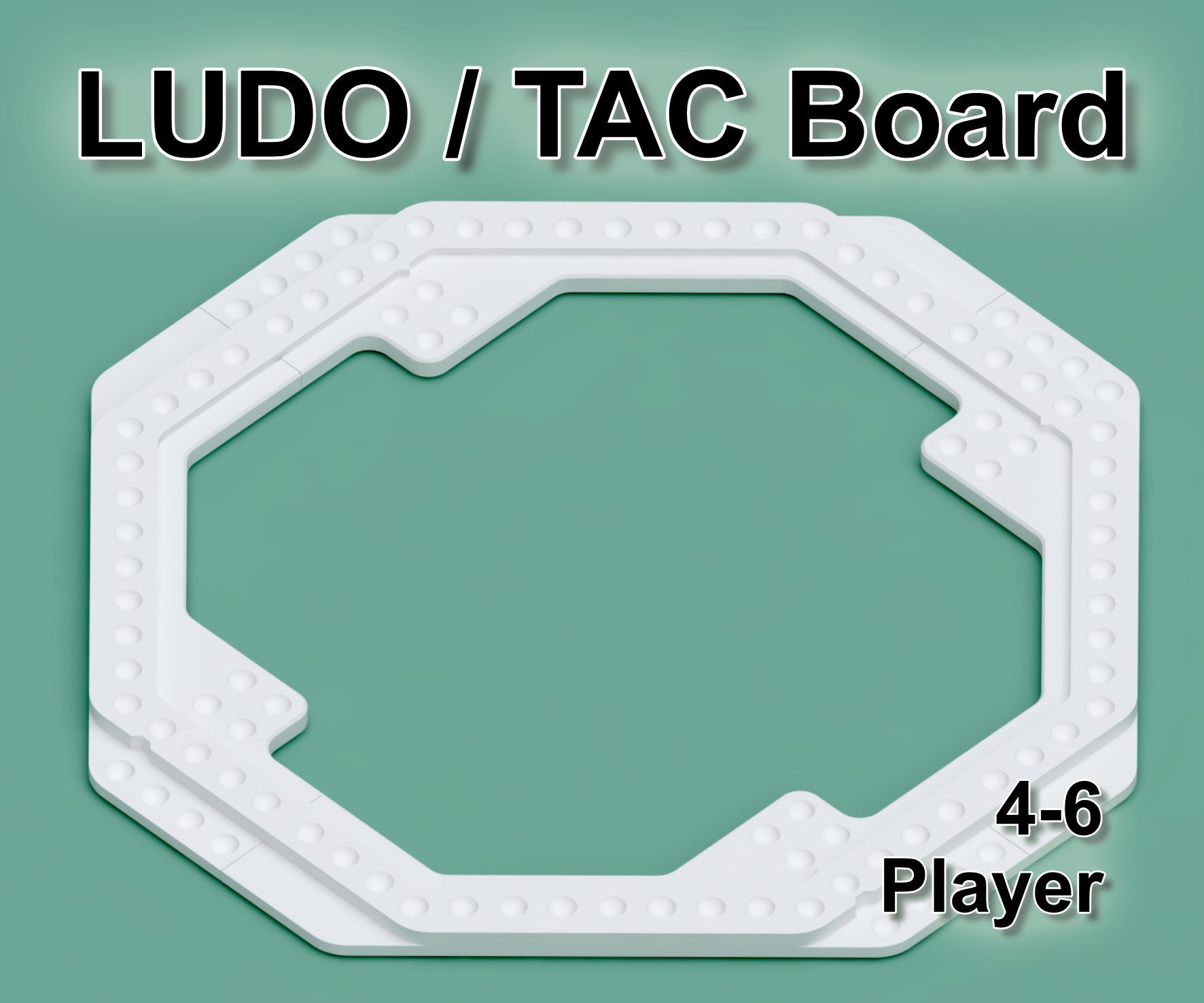 LUDO / TAC / Mensch ärgere dich nicht - Mobil game board