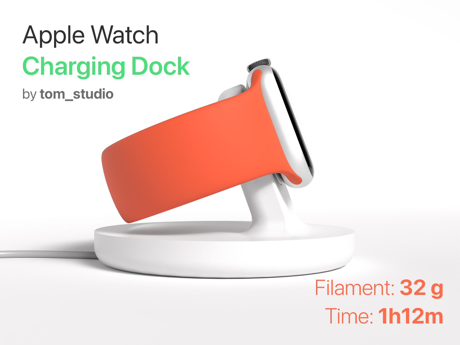 Apple Watch Charging Dock (v2) — thumbnail 2