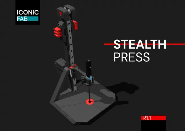 Stealth Press (heat set insert press)