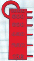 Keychain filament measure