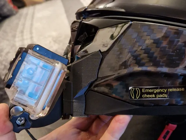 LS2 Challenger C GT Carbon Gopro Chin Mount