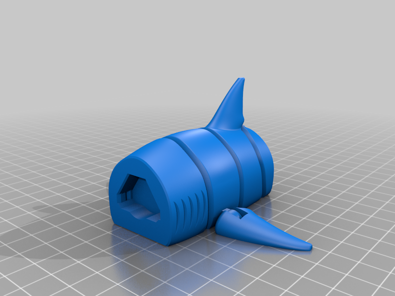 Miniatura 4 do modelo 3D Flexi Shark & Hammerhead Set
