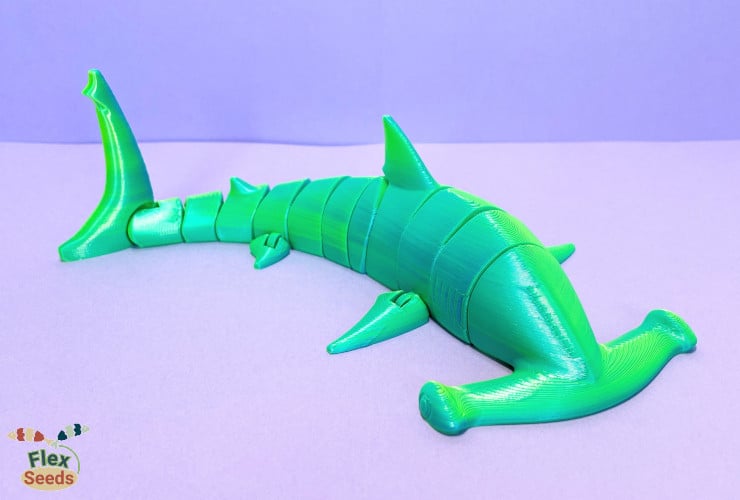Miniatura 11 do modelo 3D Flexi Shark & Hammerhead Set