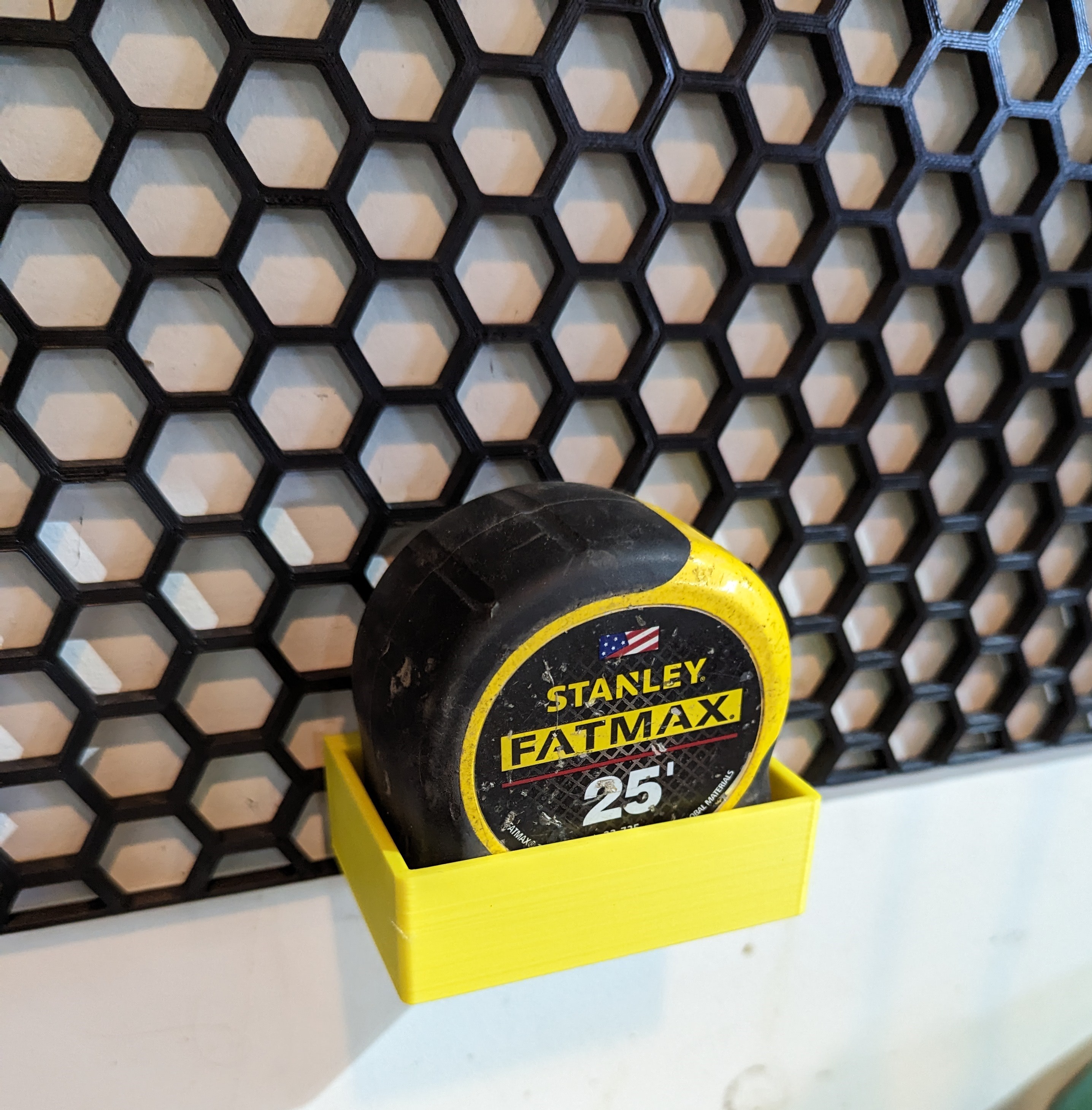 FatMax tape measure holder for wall by ChrisM Download free STL model