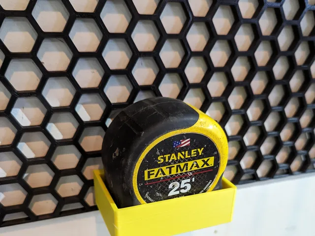 FatMax tape measure holder for Honeycomb wall