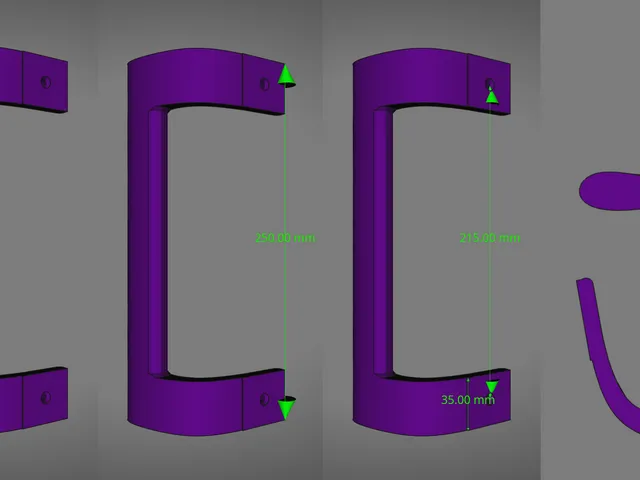 250mm Replacement Fridge Door Handle