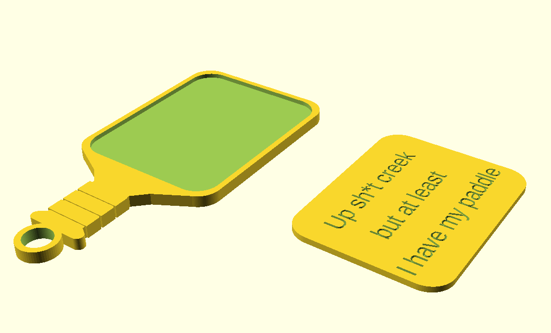 Customizable Pickleball Keyring — miniatura 4
