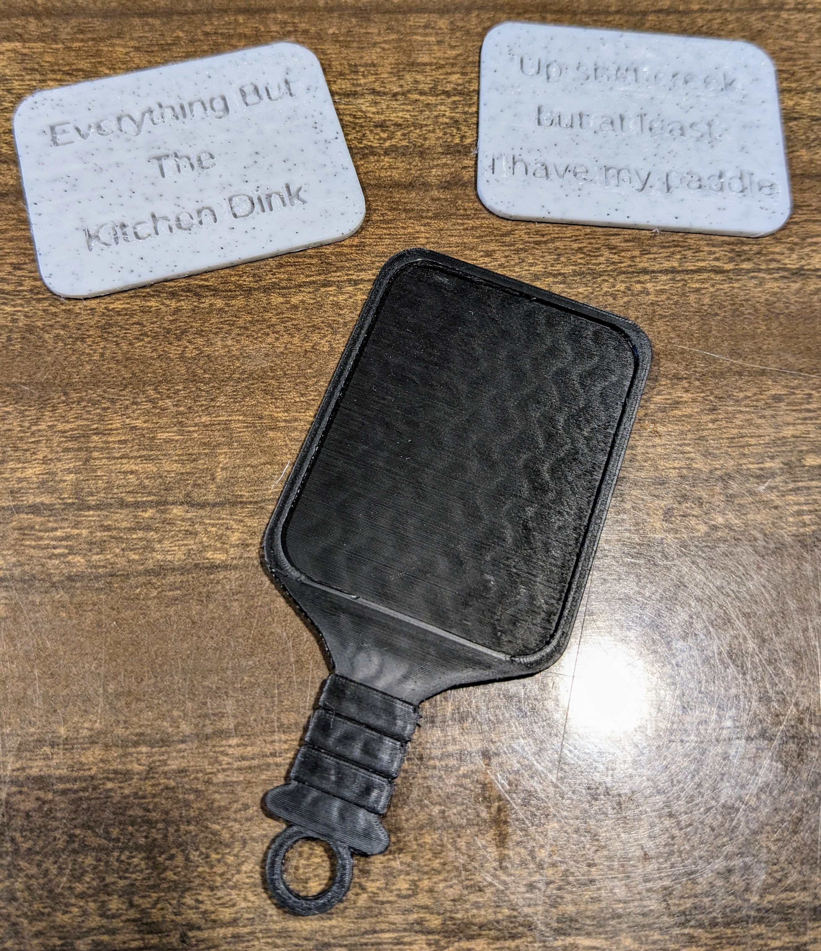 Customizable Pickleball Keyring — miniatura 3