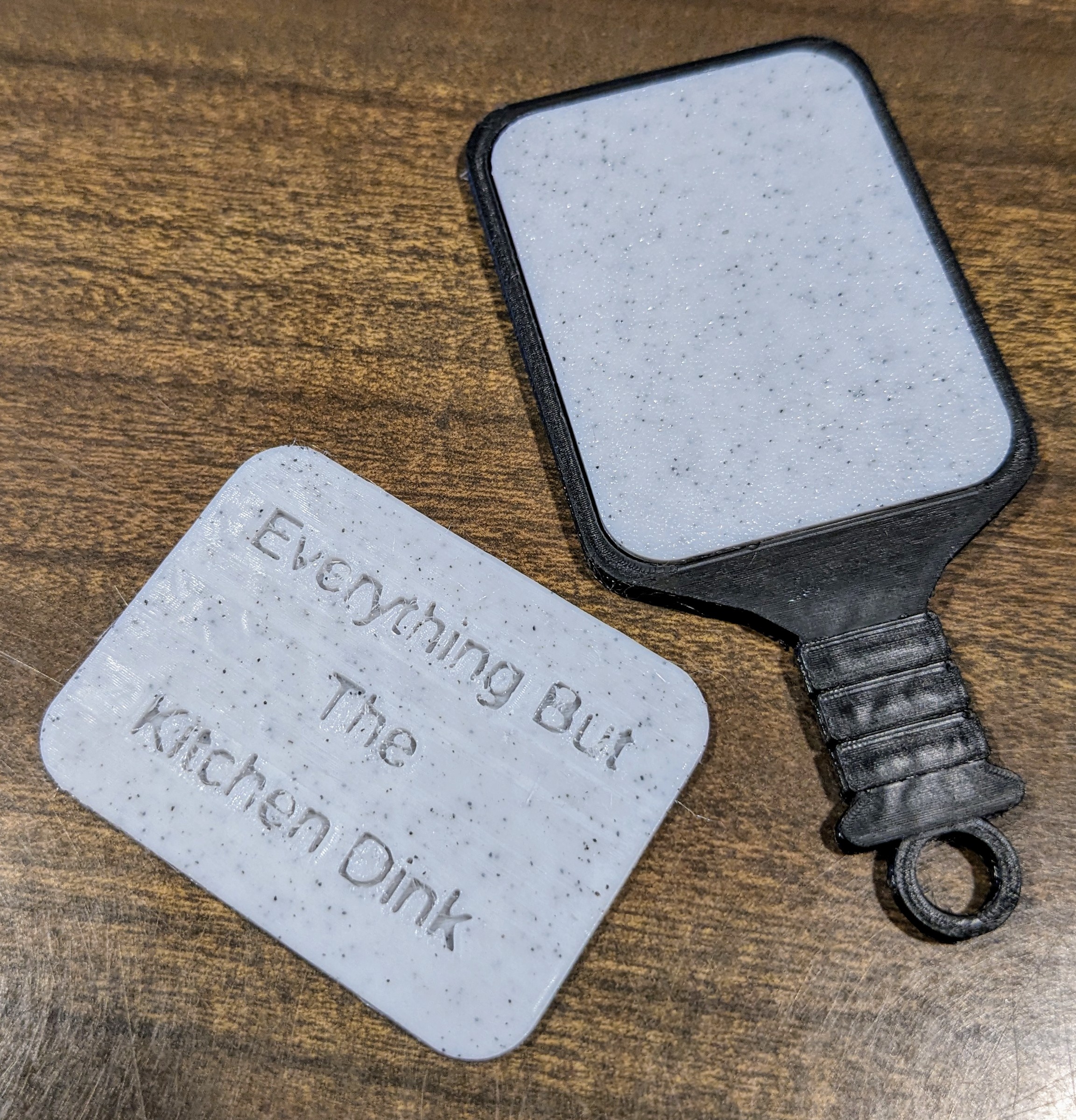 Customizable Pickleball Keyring