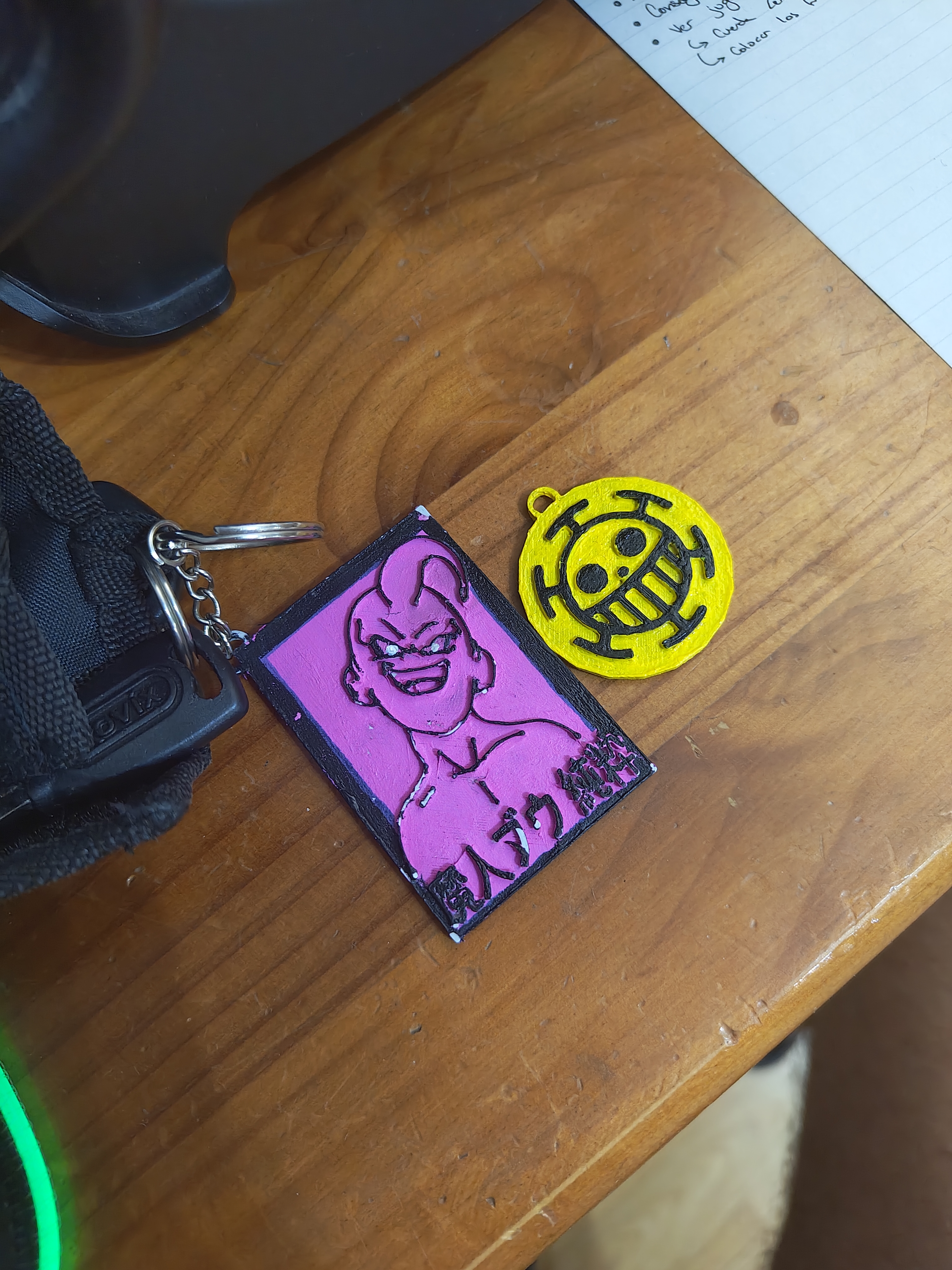 Llaveros personalizados.