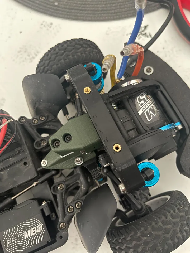 Tamiya XV-01 Front Shock Tower Boost (FWD/AWD edition) by