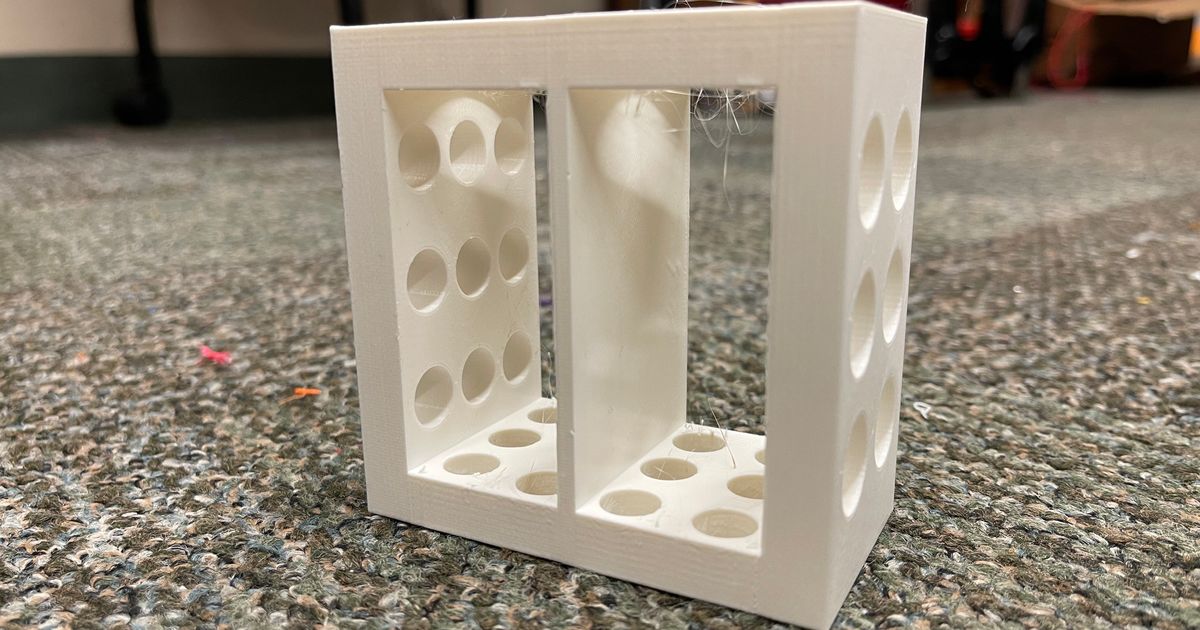 Falcon and Microfuge Tube Holder by JustAJoJoke Download free STL