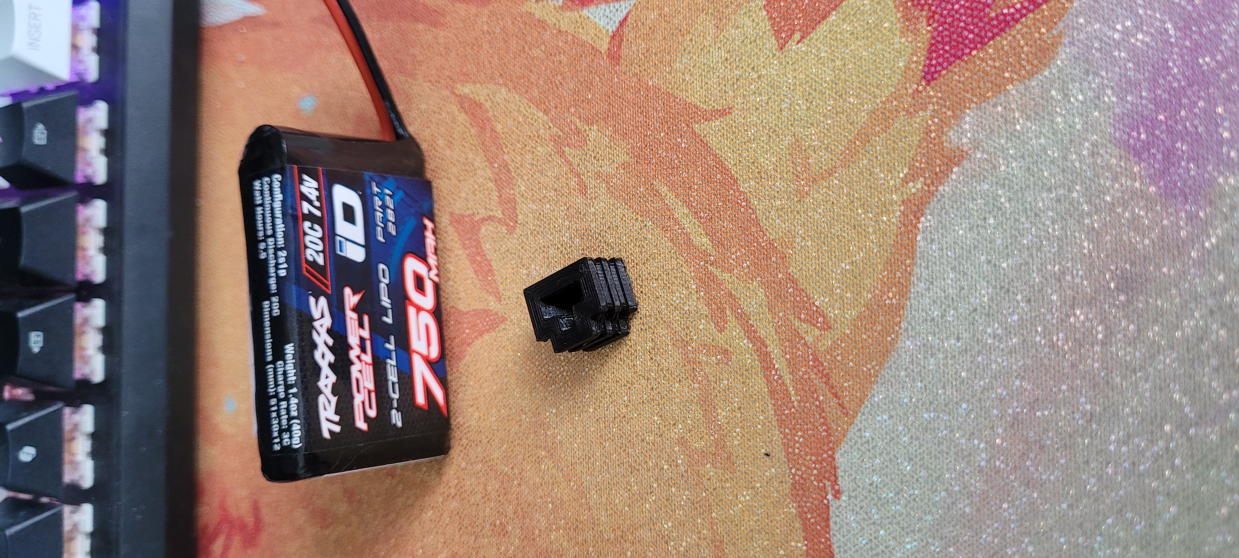 Traxxas 2s battery cap