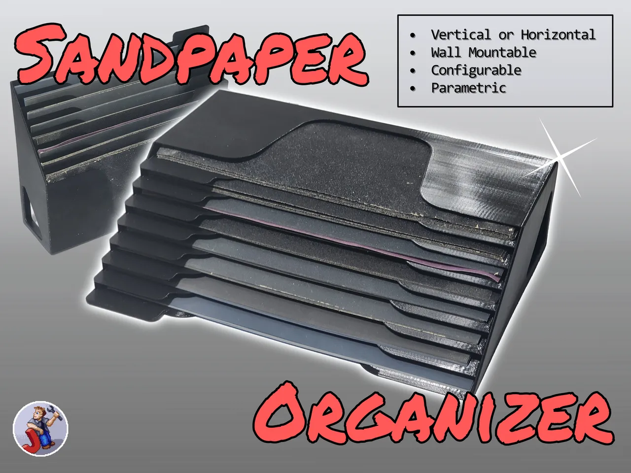 Sandpaper Organizer 