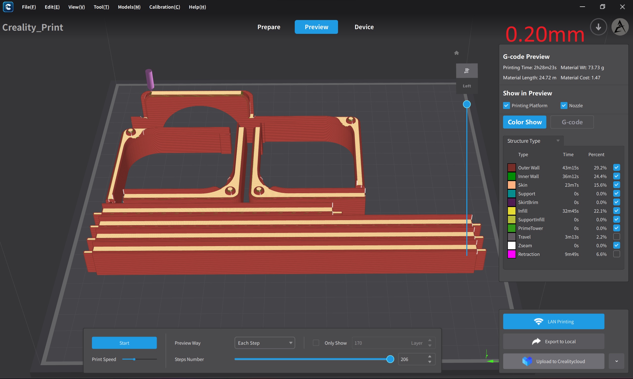 Creality K1 and K1C Lid Riser 16mm-22mm by AXIOM Prints | Download free ...