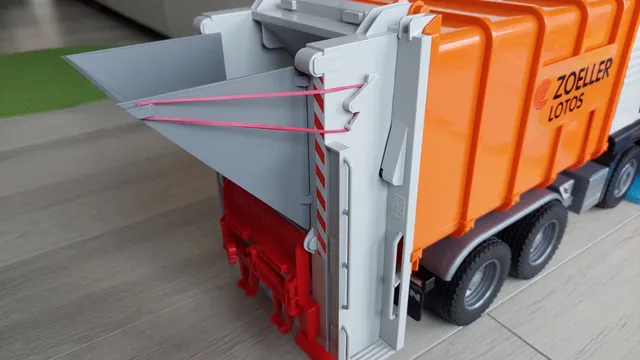 Bruder garbage truck top load extension