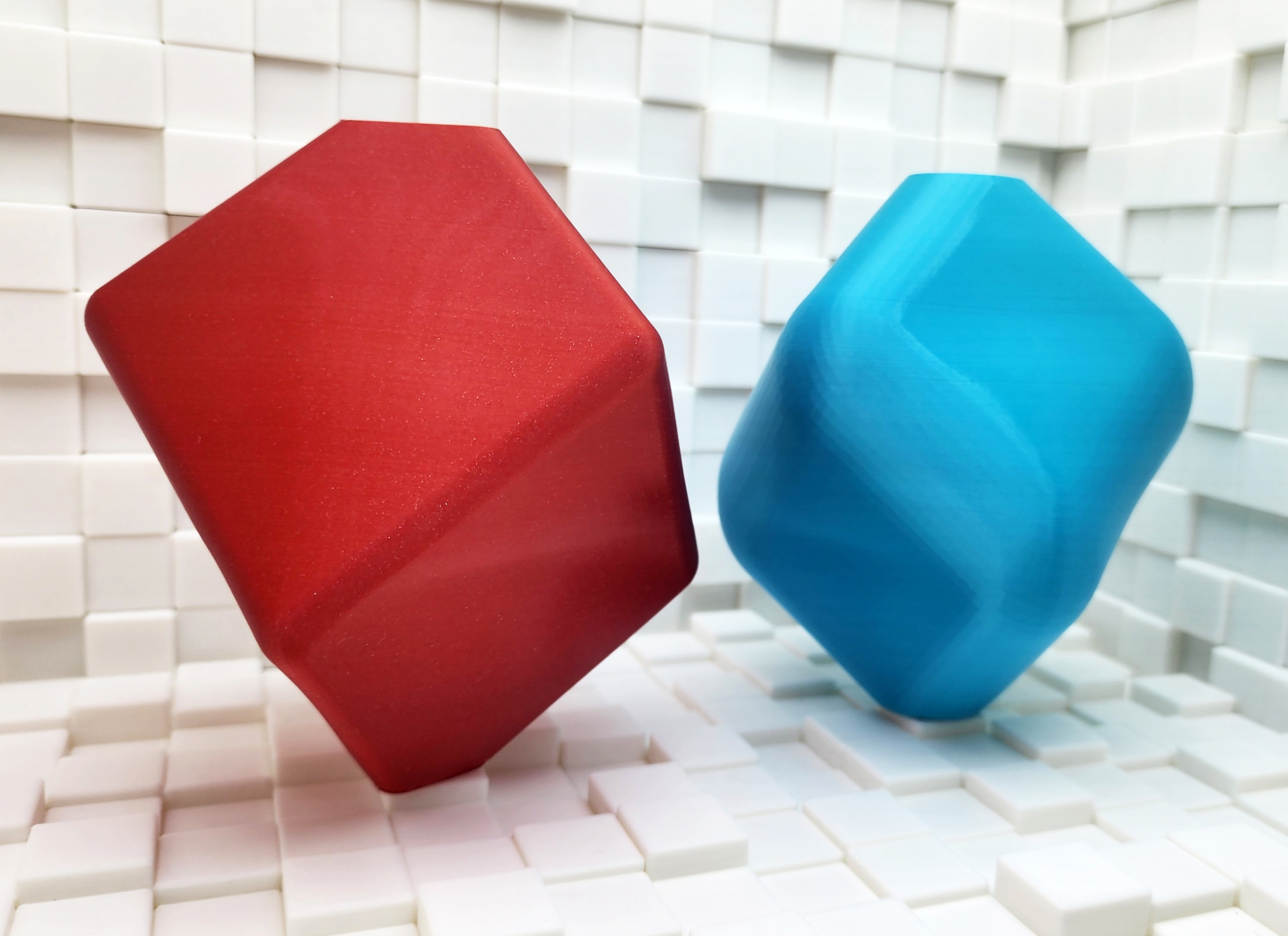 Miniatura 3 do modelo 3D Balancing Cube Vases - Rounded & Super Rounded