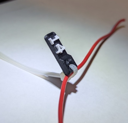 Numbered Zip Tie Tags