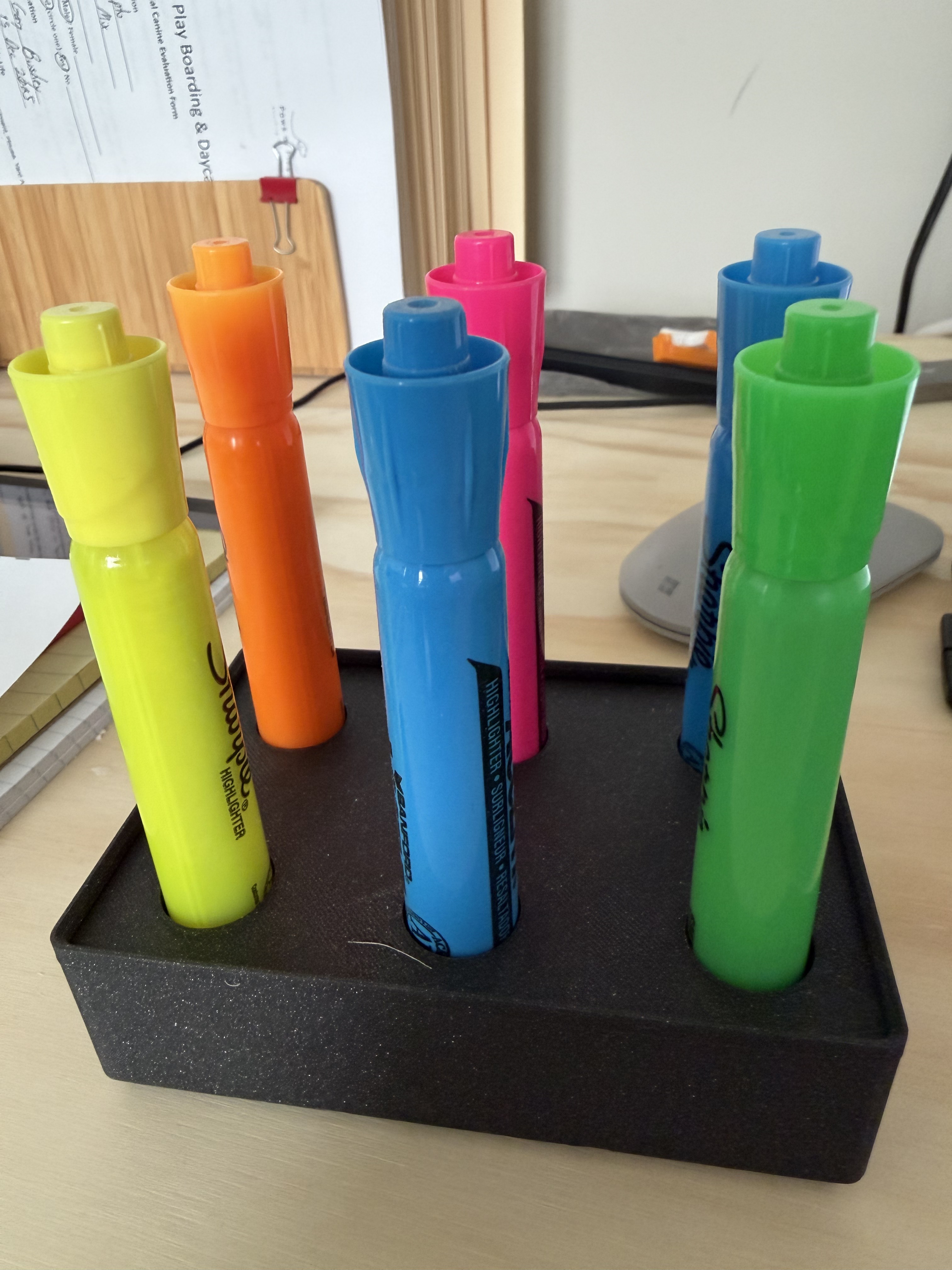 Gridfinity highlighter holder