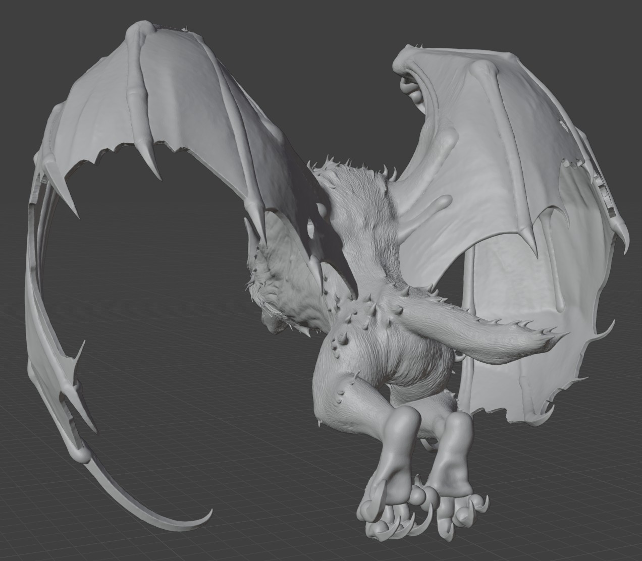 Miniatura 3 do modelo 3D Vampire Bat 1