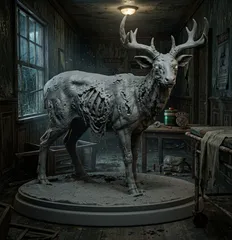 Zombie Deer Statue