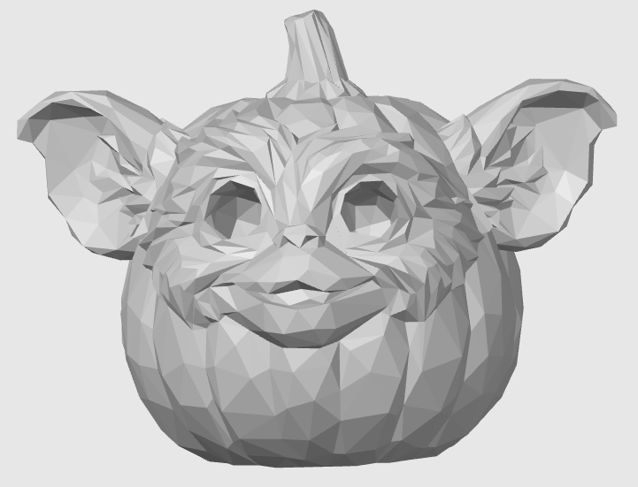 Gremlin Pumpkin Head