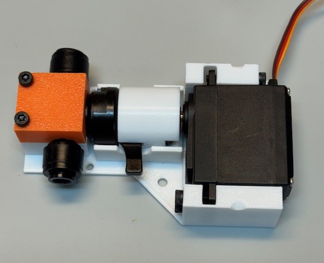 Servo Ball Valve for Drip Irrigation or Water Shutoff (1/4 ")