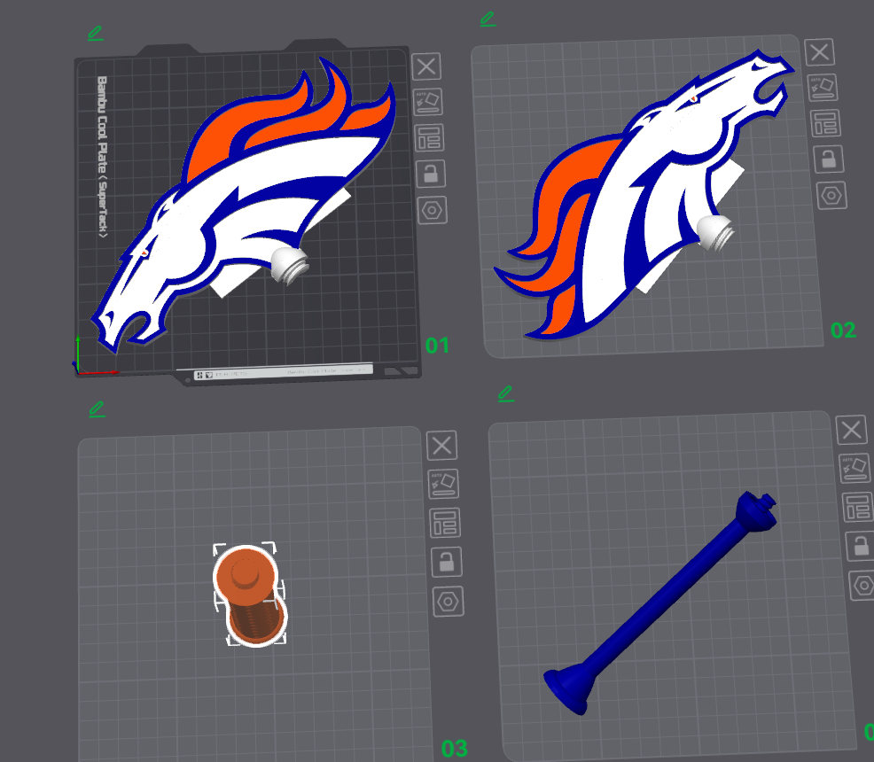 Broncos Credit card Wand