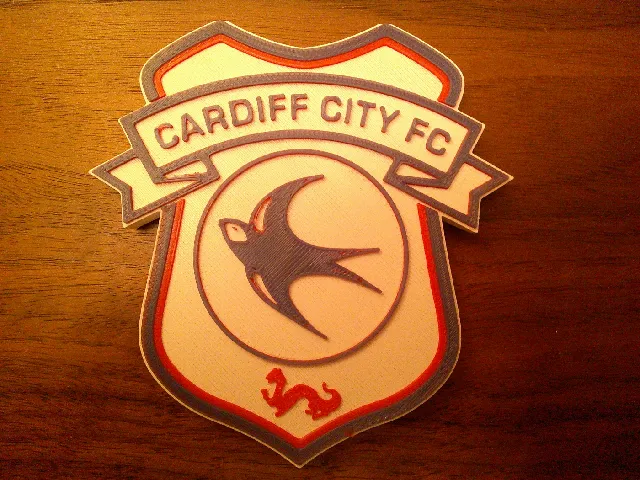 Cardiff City F.C. Logo Coaster or Plaque