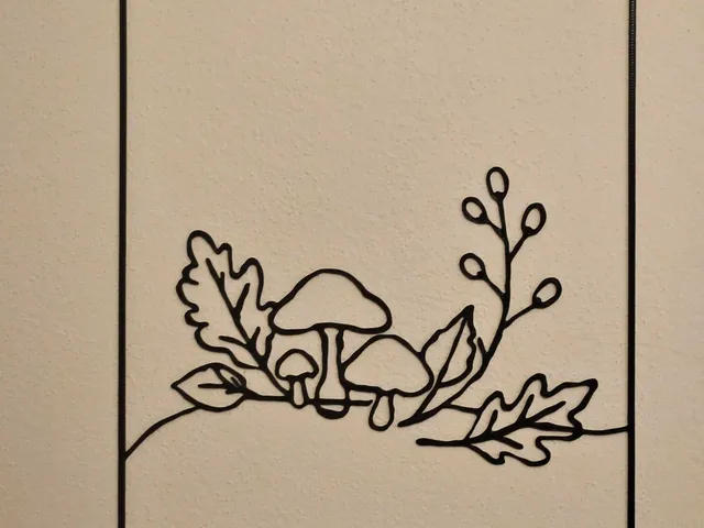 Autumn - Mushrooms - wall decoration