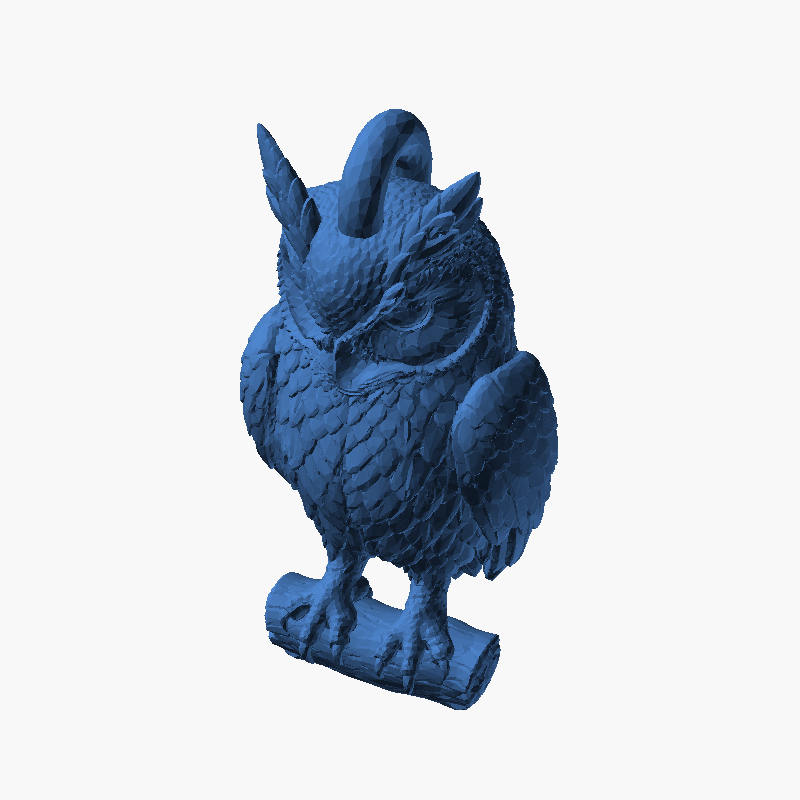 Miniatura 2 do modelo 3D Strix Owl Earring Charm
