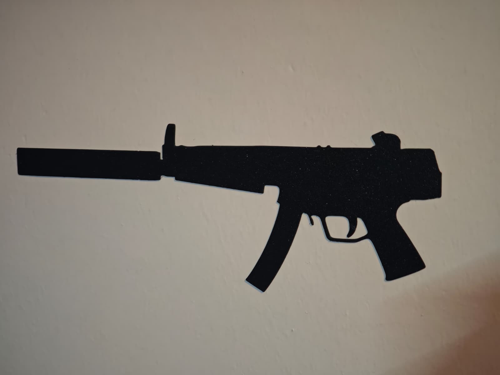 MP5 9mm magazine without stock shadow