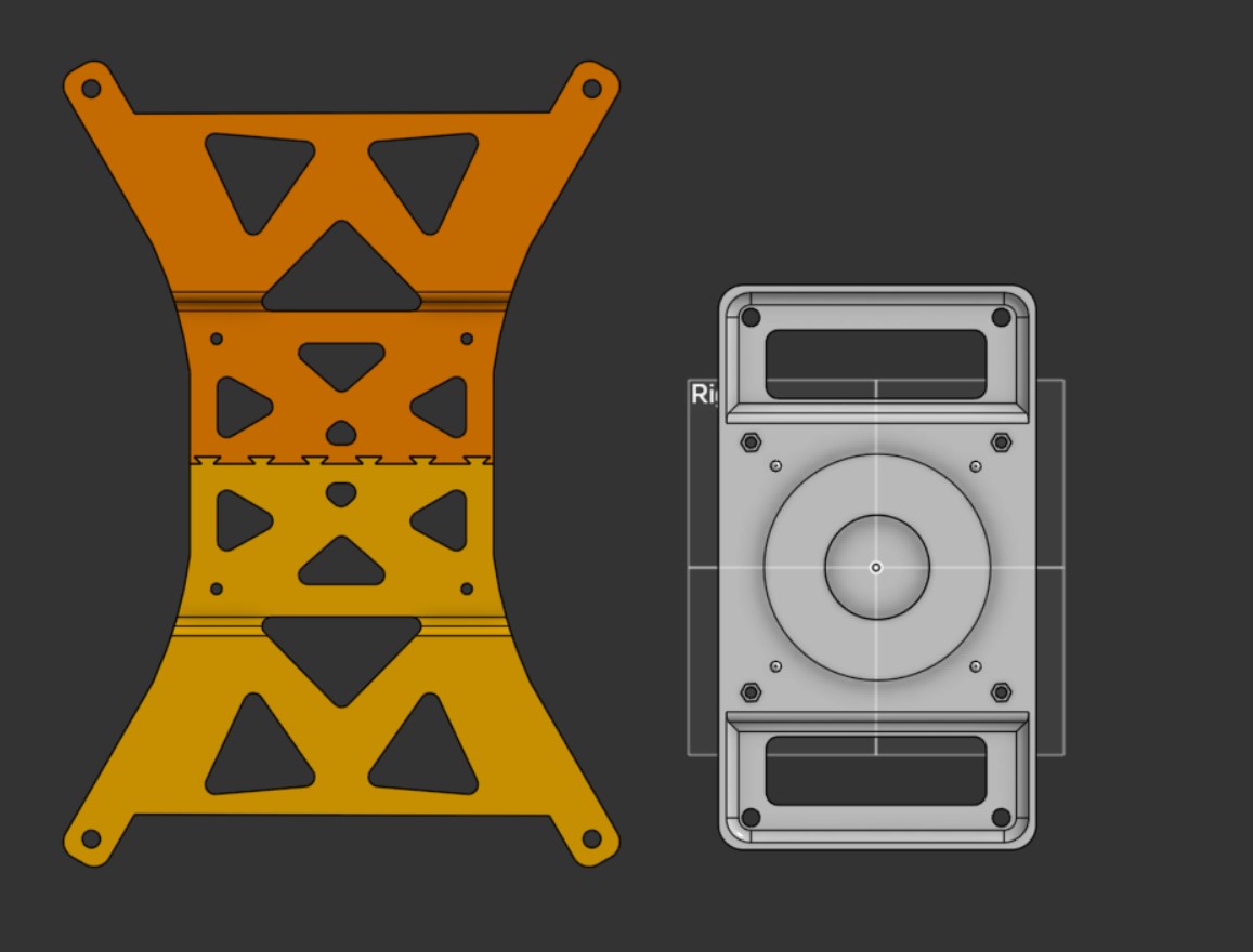 Fully 3d Printed Monitor Mount 100x100, 200x300, & 100x200