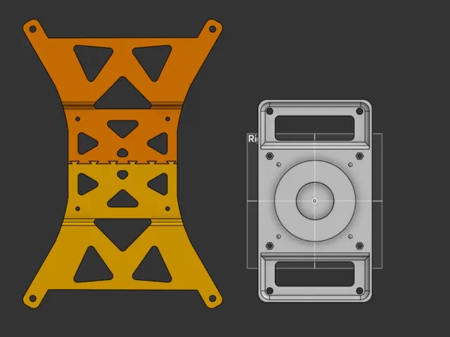 Fully 3d Printed Monitor Mount 100x100, 200x300, & 100x200