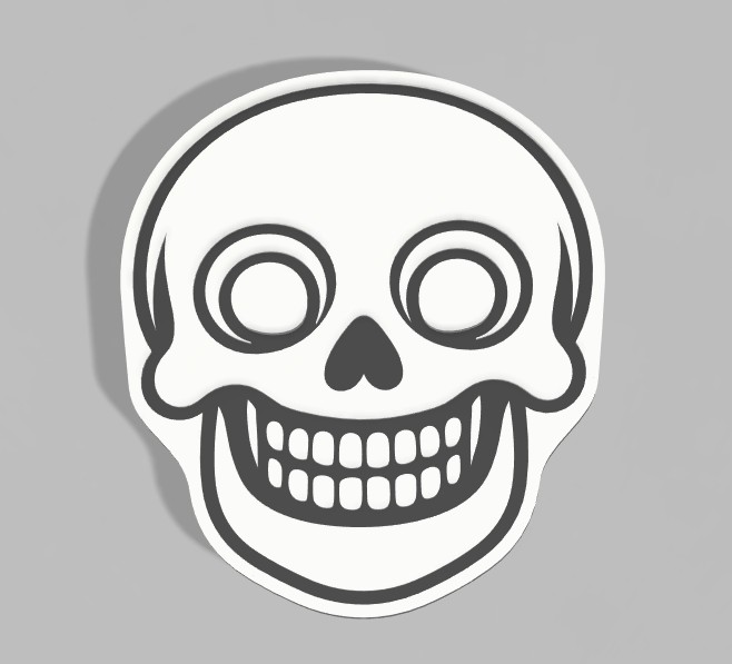 Calavera Posavasos Feliz