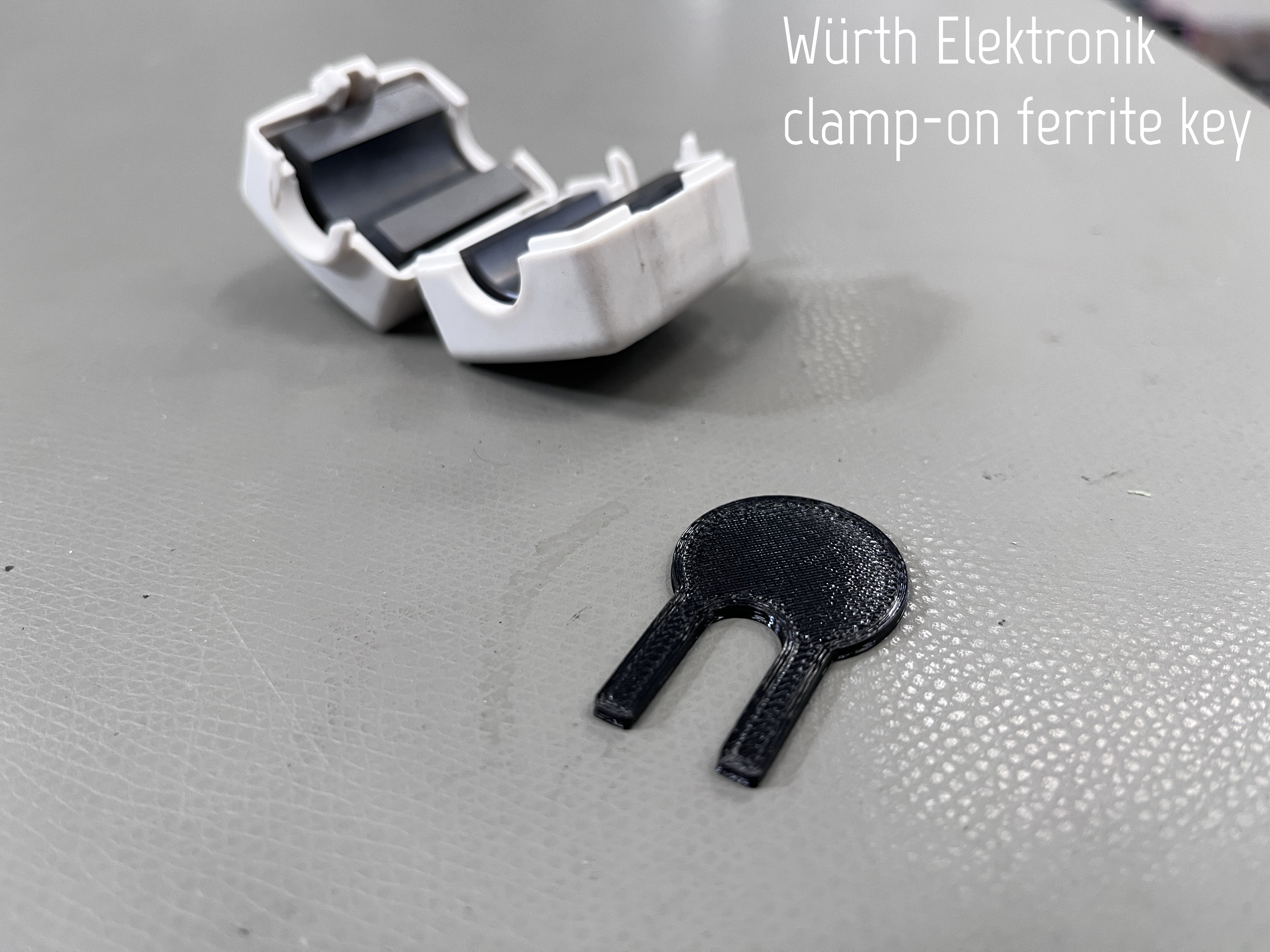 Würth Elektronik clamp-on ferrite key