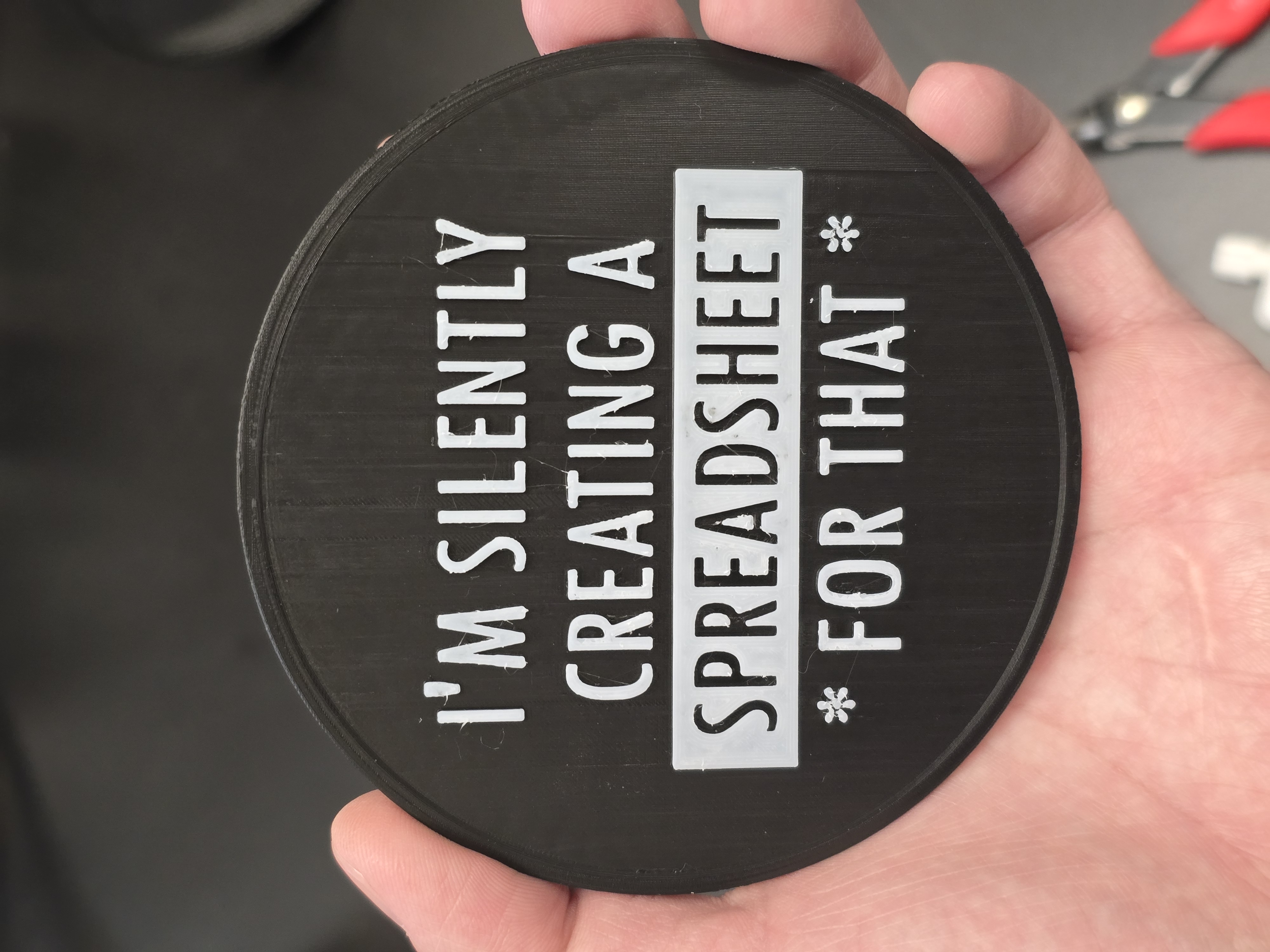 I'm silently creating a spreadsheet for that