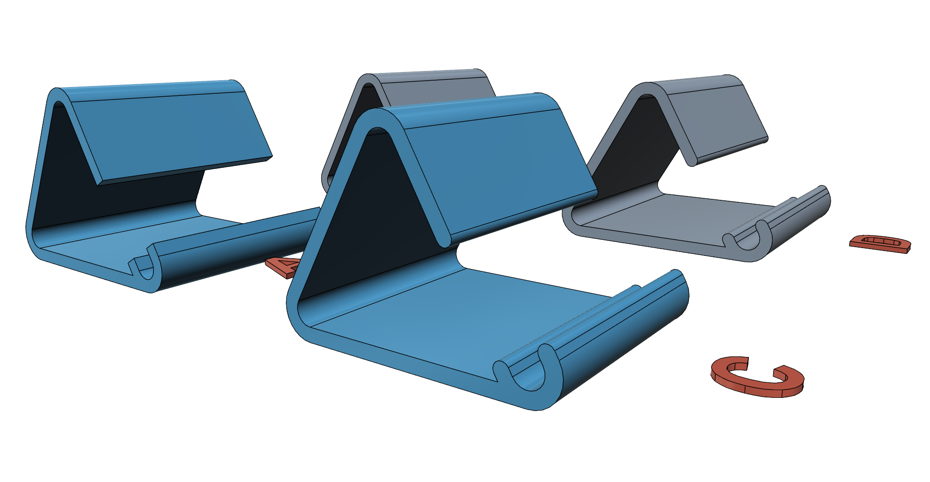 Simple tablet stand tablet holder easy print without support