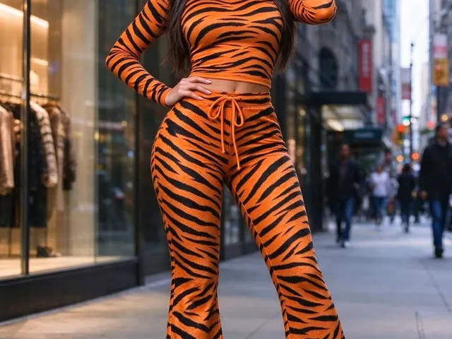 Orange And Black Tiger Stripes