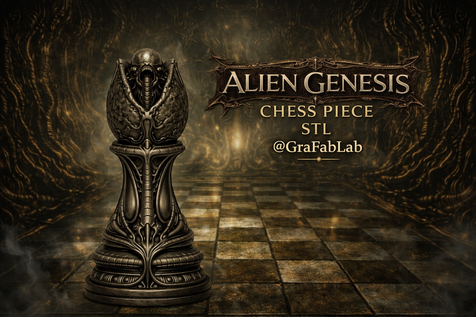 Alien Genesis "Pawn" - chess piece