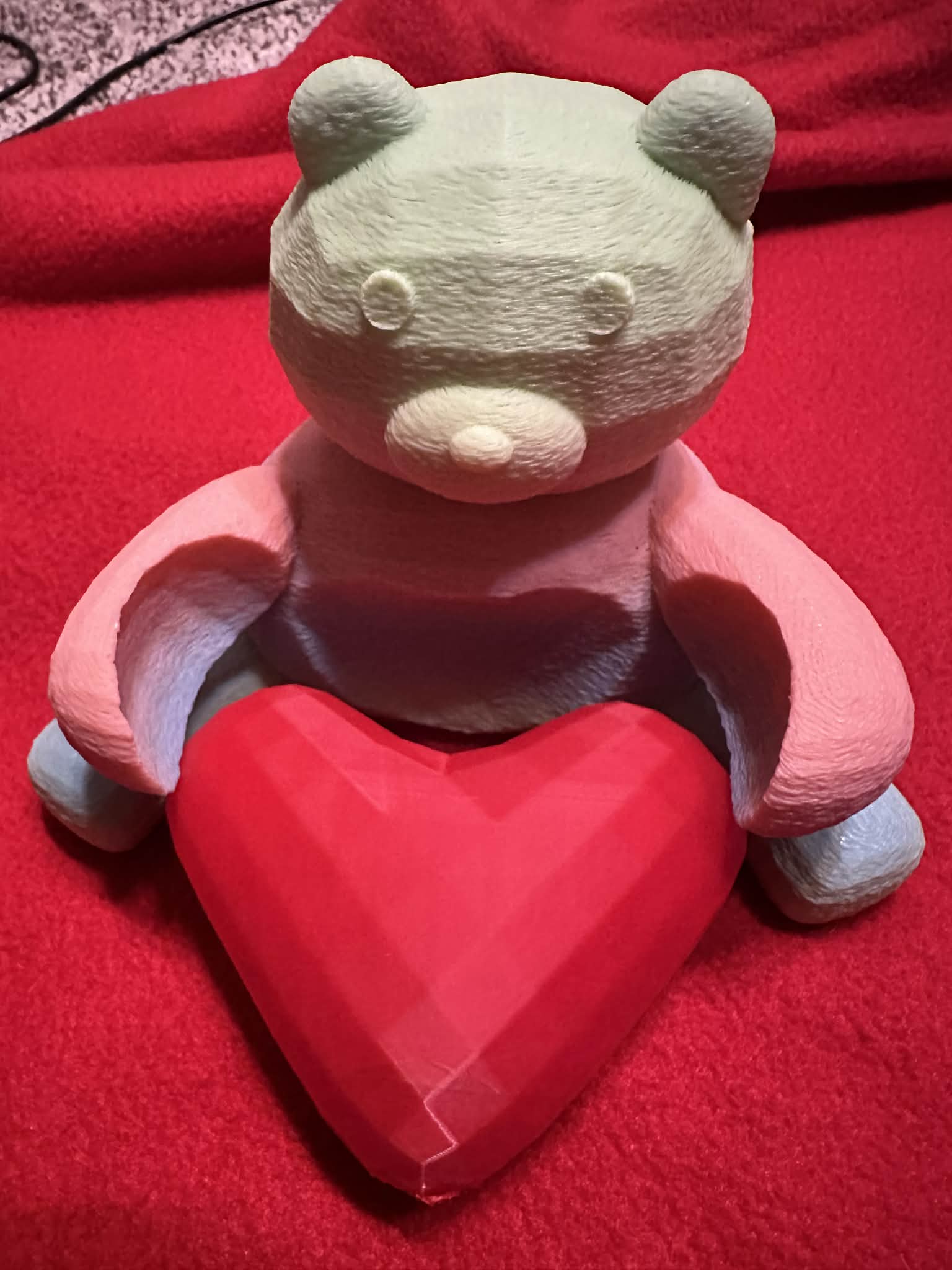 valentines bear with heart — miniatura 3