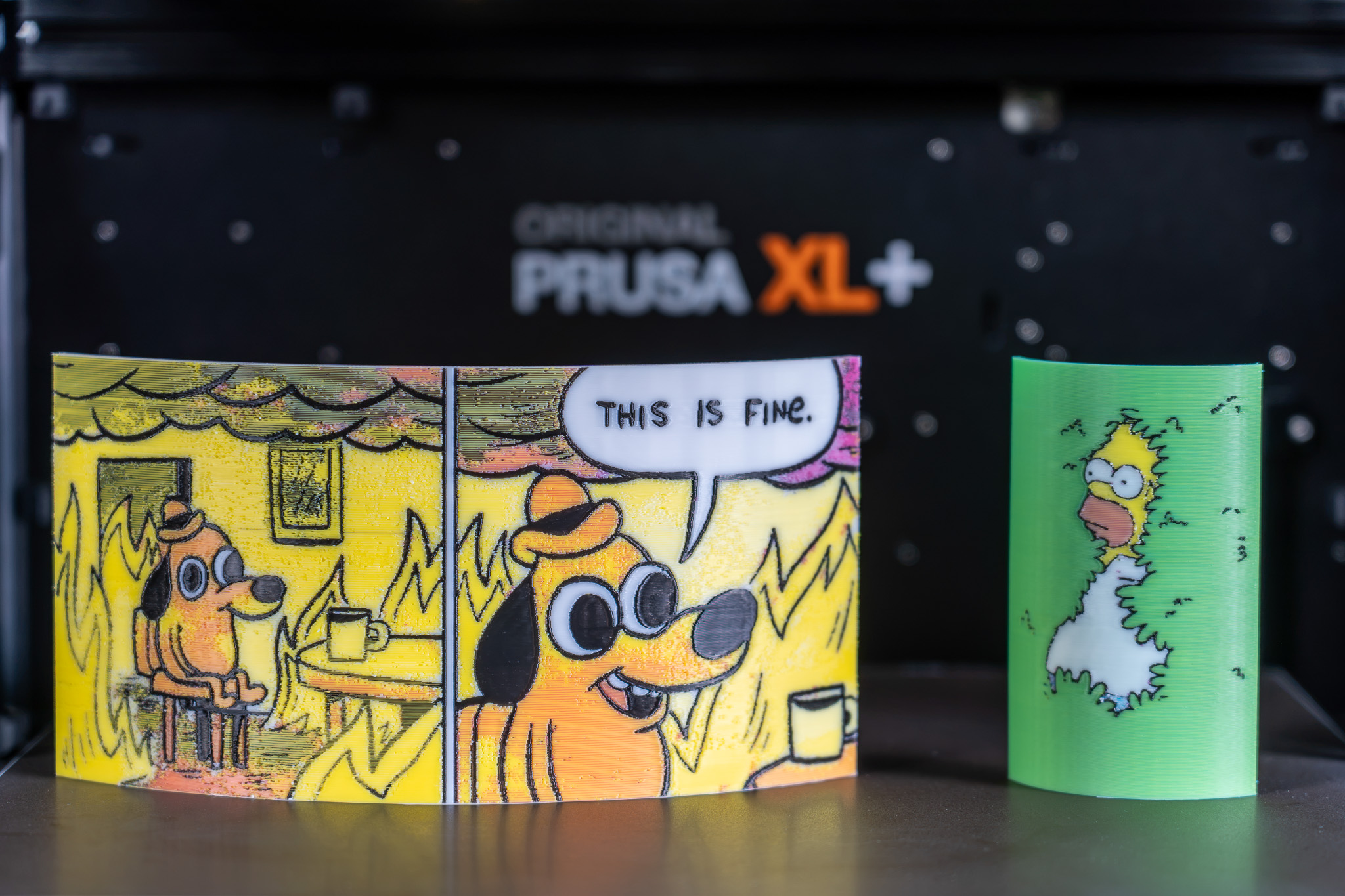 ColorMix Memes: This is Fine & Homer in Bushes