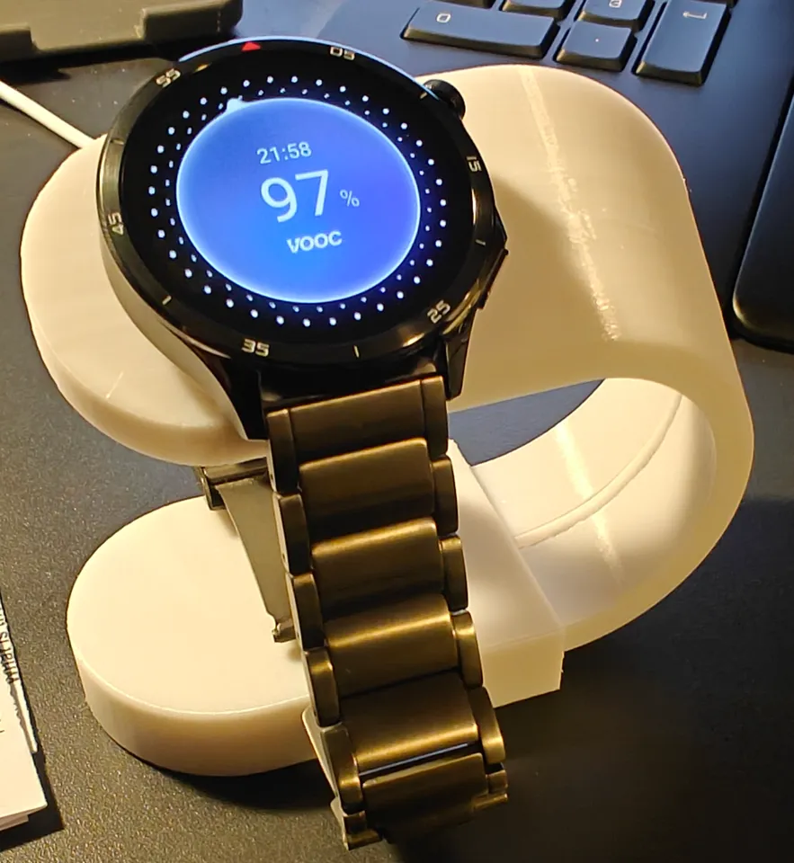 Oneplus Watch charging stand by LampyDave Download free STL
