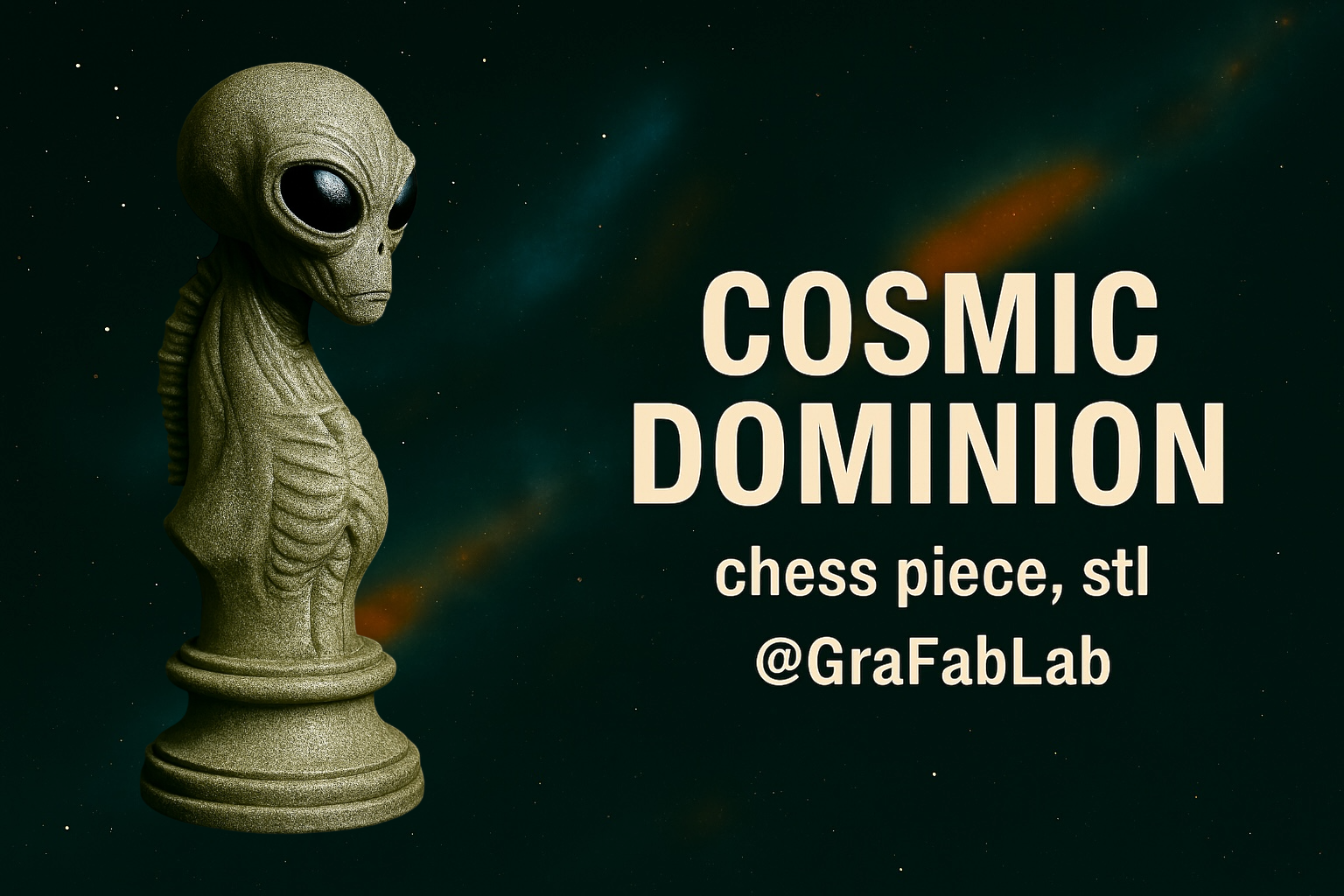 Cosmic Dominion "Knight" - chess piece
