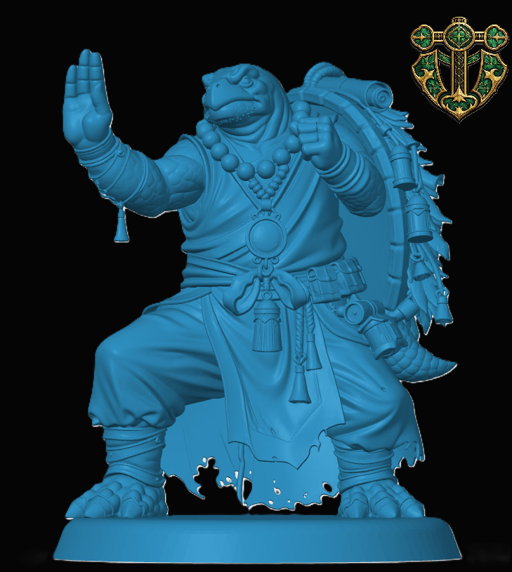Tortle Monk 3D model by KamikazeRed